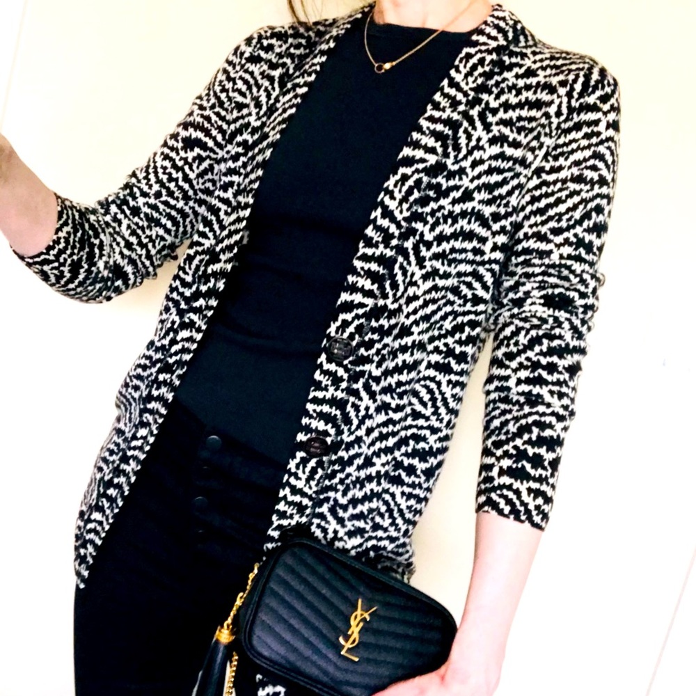 Tory Burch Simone wool  long Cardigan sweater XS